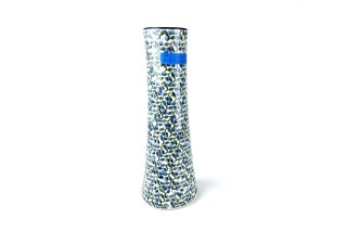 199 Bunzlau smal hoog vaasje 1658X vazen en vaasjes